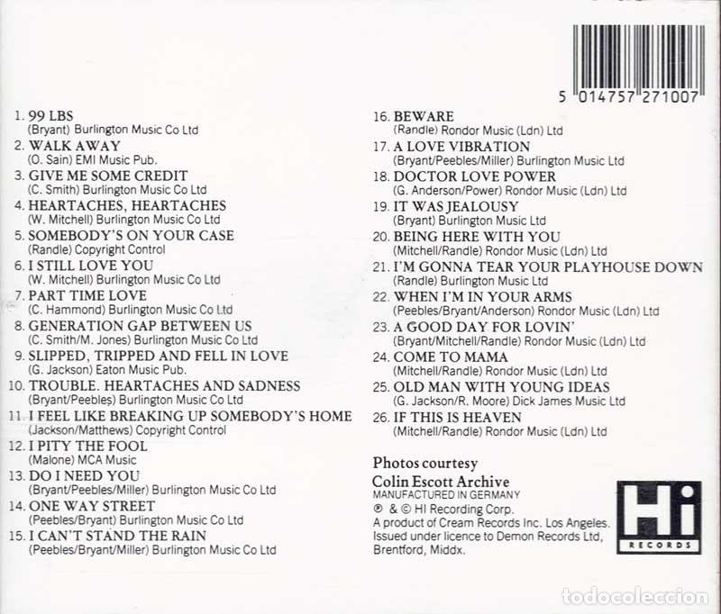 CDs de m&uacute;sica: Ann Peebles - Greatest Hits. CD - Foto 2