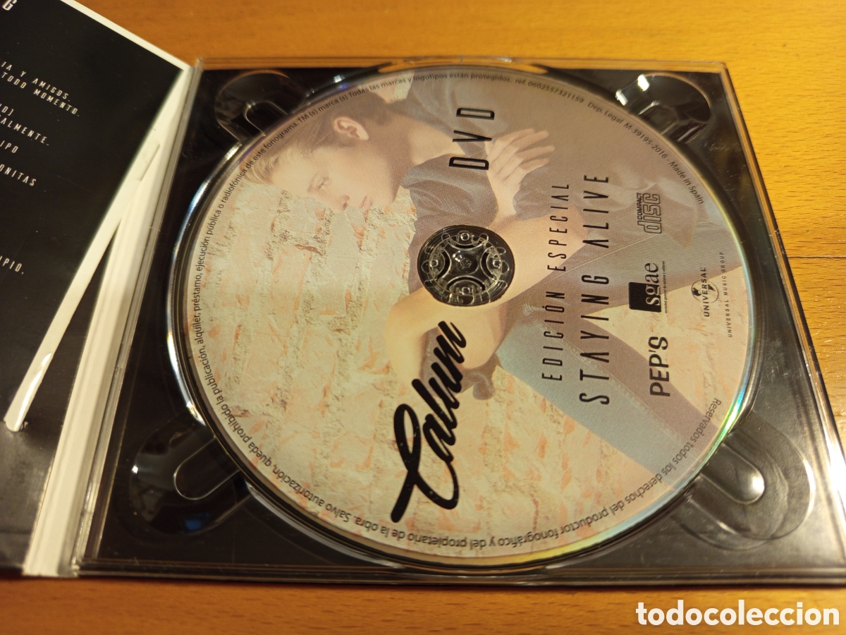 CDs de m&uacute;sica: CALUM. STAYING ALIVE (CD + DVD) - Foto 3