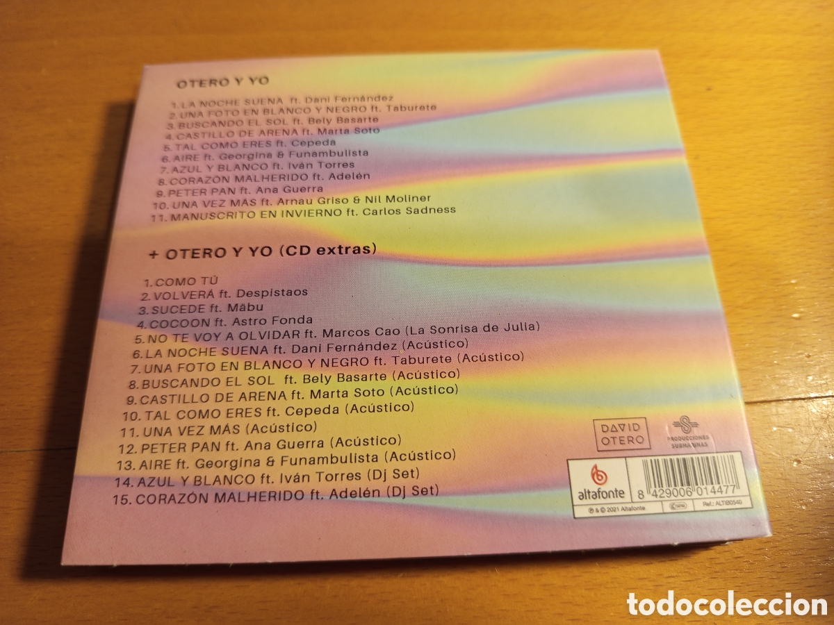 CDs de m&uacute;sica: OTERO Y YO (2 CD) DAVID OTERO - Foto 4