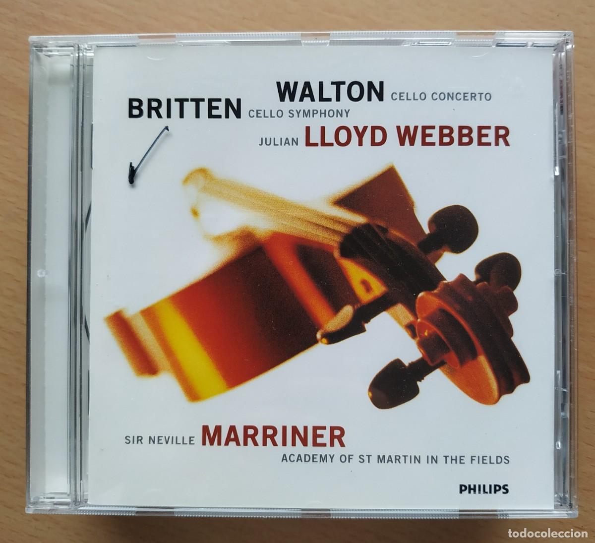 CDs de m&uacute;sica: CD WALTON CELLO CONCERTO BRITTEN CELLO SYMPHONY - Foto 1
