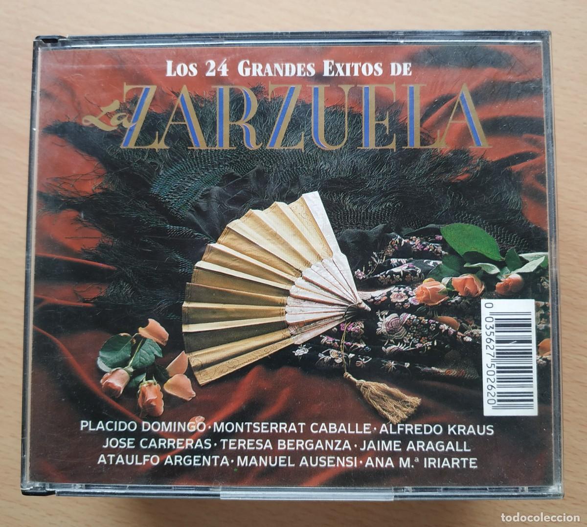 CDs de m&uacute;sica: CD LOS 24 GRANDES &Eacute;XITOS DE LA ZARZUELA - Foto 1