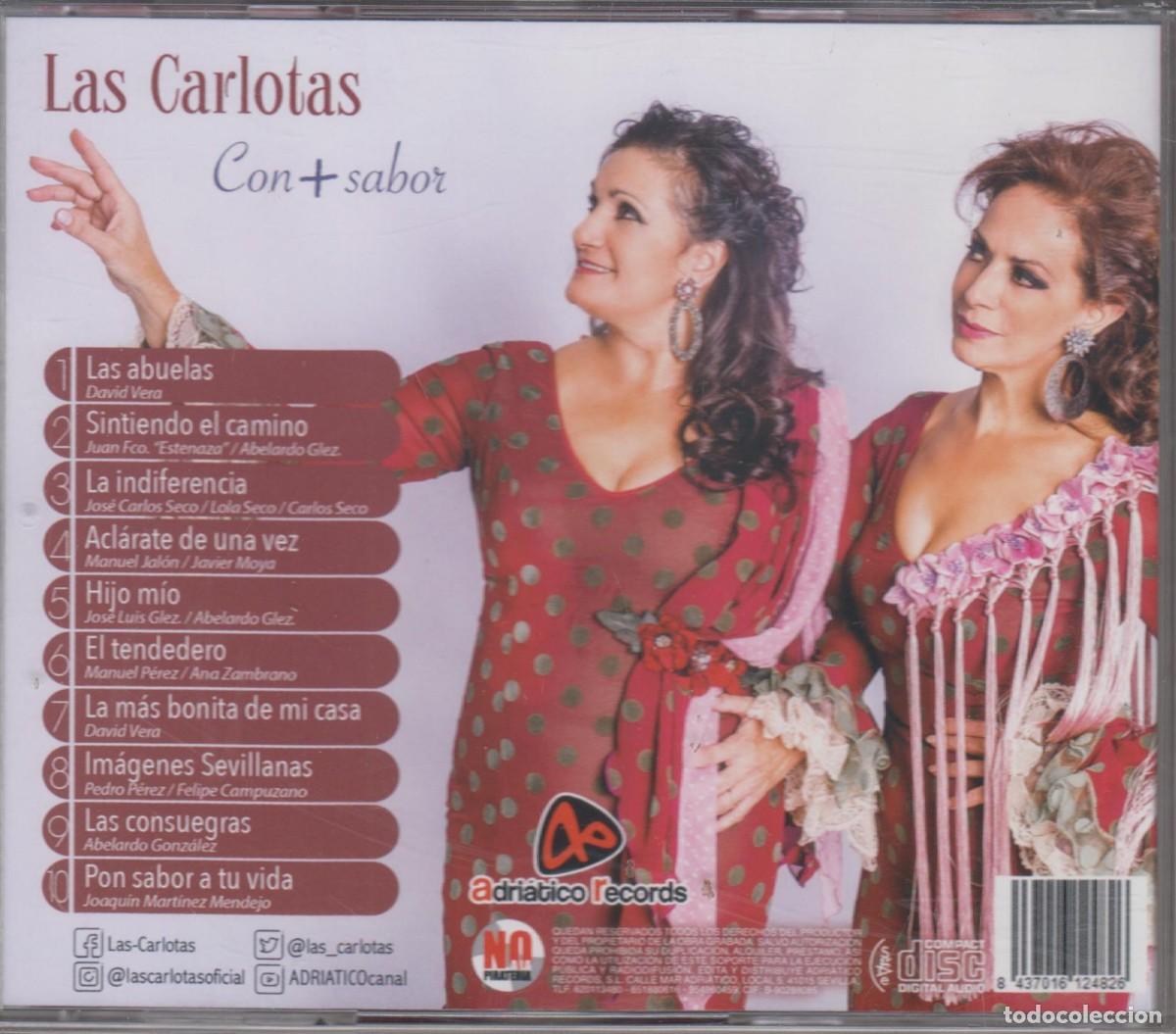 CDs de m&uacute;sica: Las Carlotas cd Con m&aacute;s sabor 2019 - Foto 2