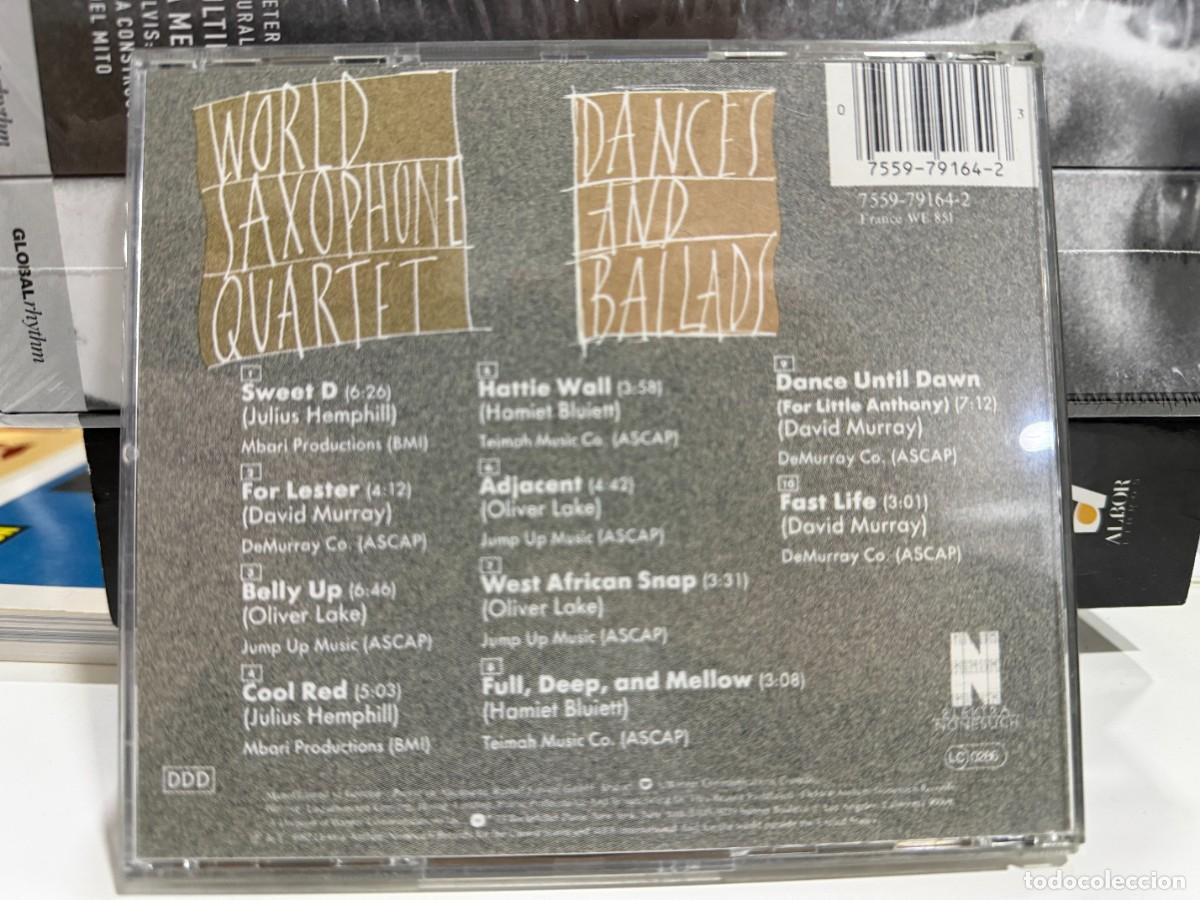CDs de m&uacute;sica: World Saxophone Quartet - Dances And Ballads (CD) - Foto 2