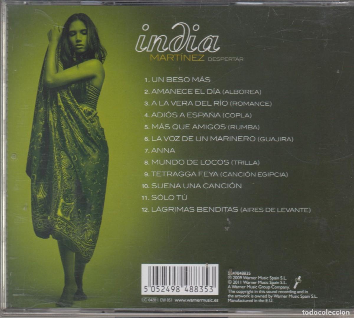 CDs de m&uacute;sica: India Mart&iacute;nez cd Despertar 2011 - Foto 2
