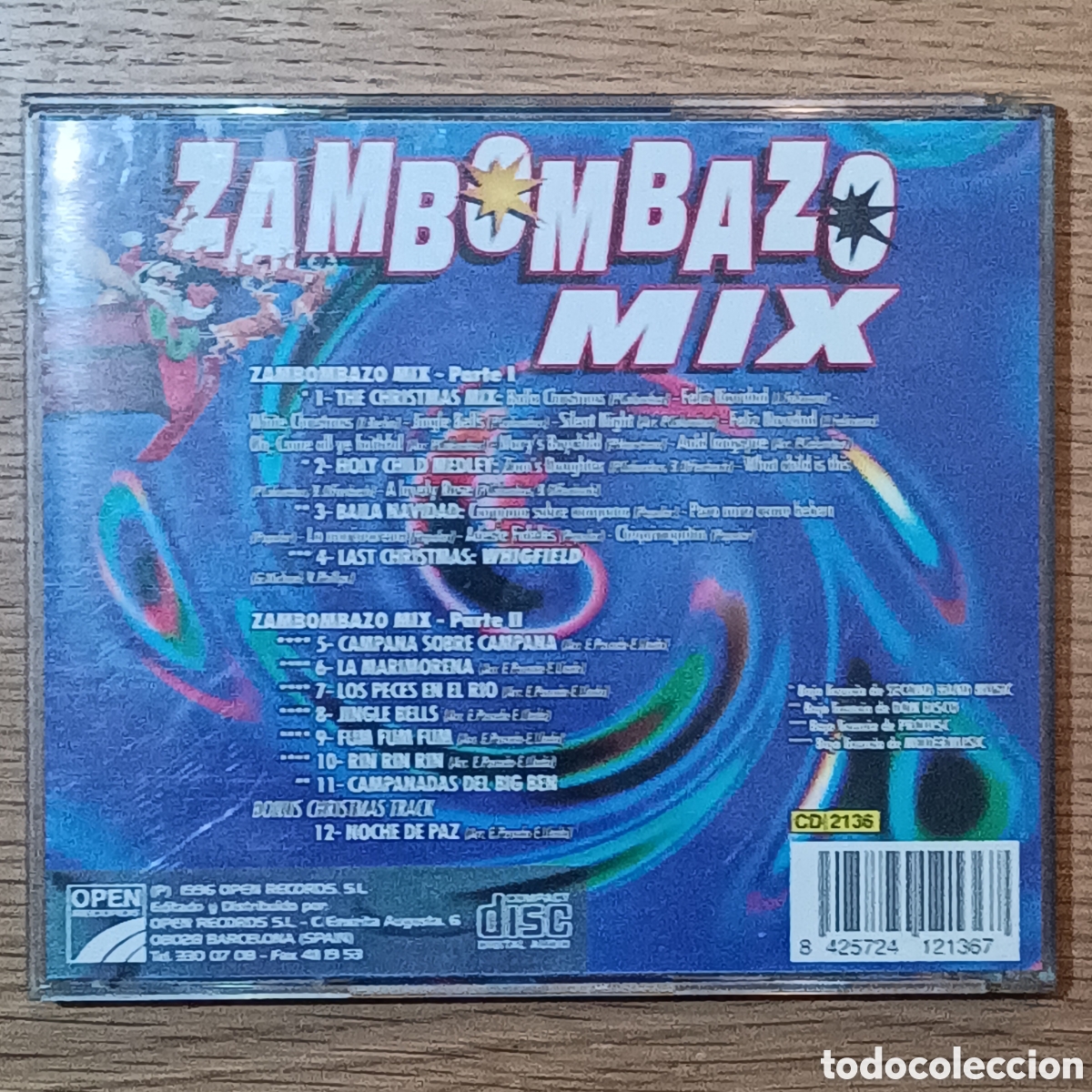 CDs de m&uacute;sica: Zambombazo Mix CD (Spain) - Foto 2