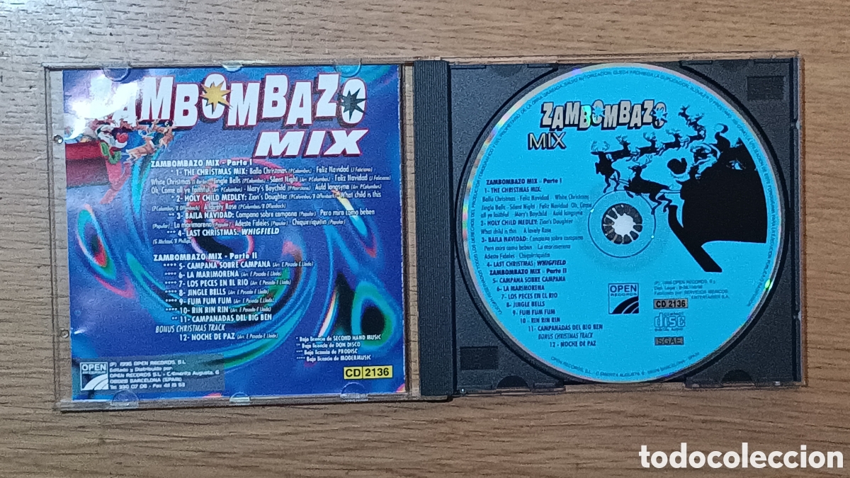 CDs de m&uacute;sica: Zambombazo Mix CD (Spain) - Foto 3