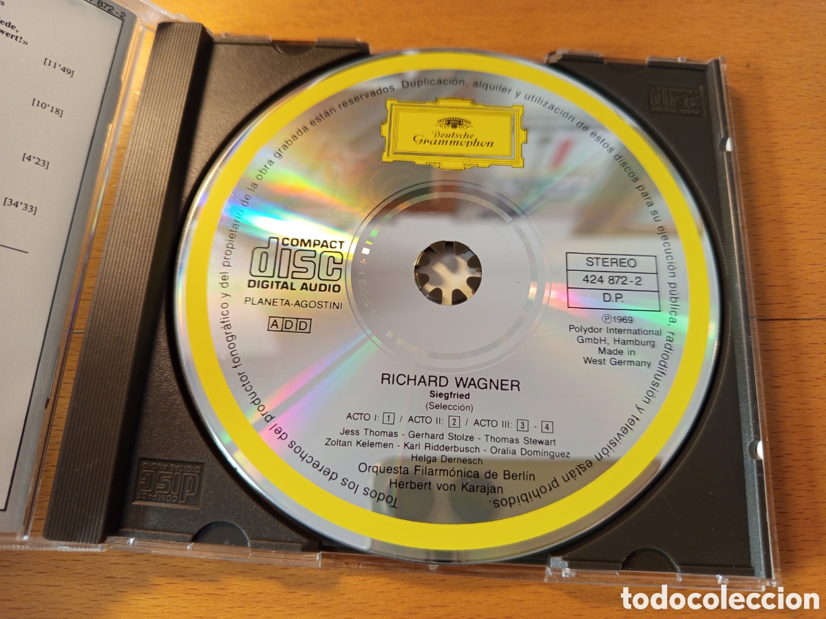 CDs de m&uacute;sica: SIEGFRIED (RICHARD WAGNER) CD - Foto 2