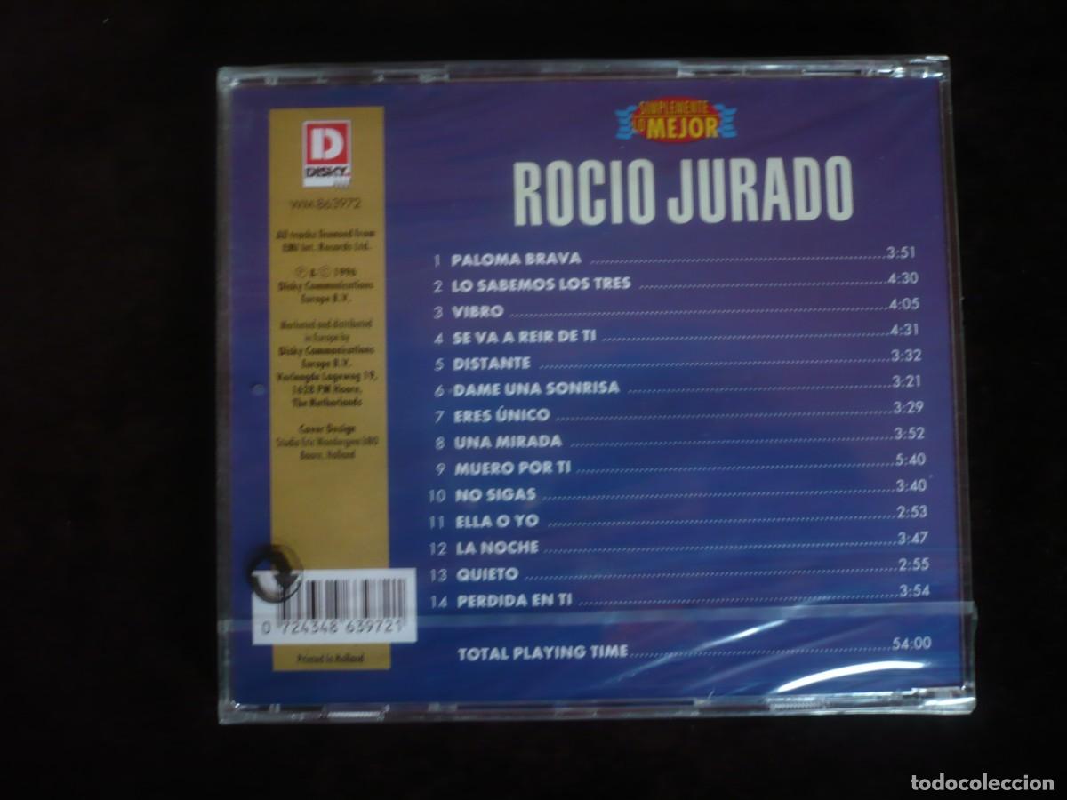 CDs de m&uacute;sica: rocio jurado - simplemente lo mejor - cd nuevo precintado - Foto 2