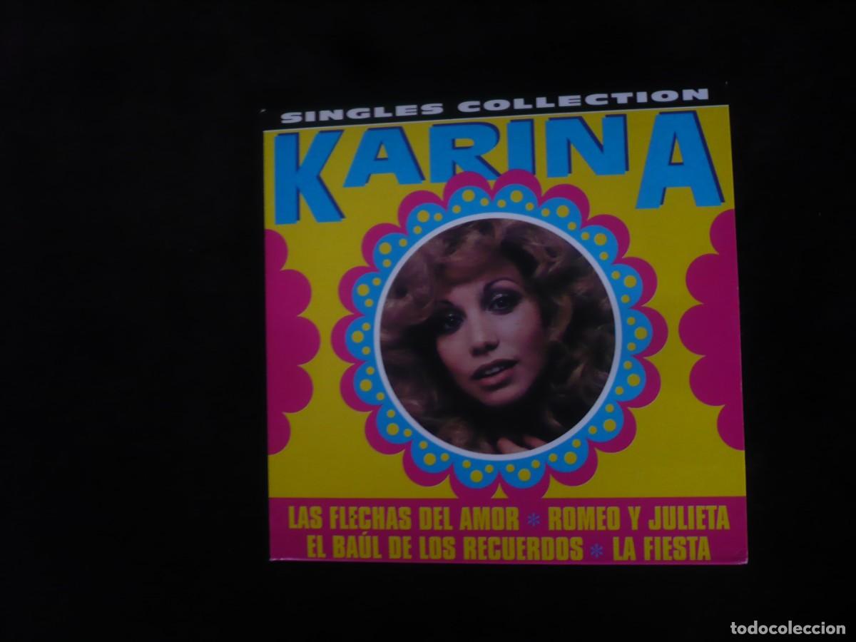 CDs de m&uacute;sica: karina - singles collection - cd como nuevo - Foto 1