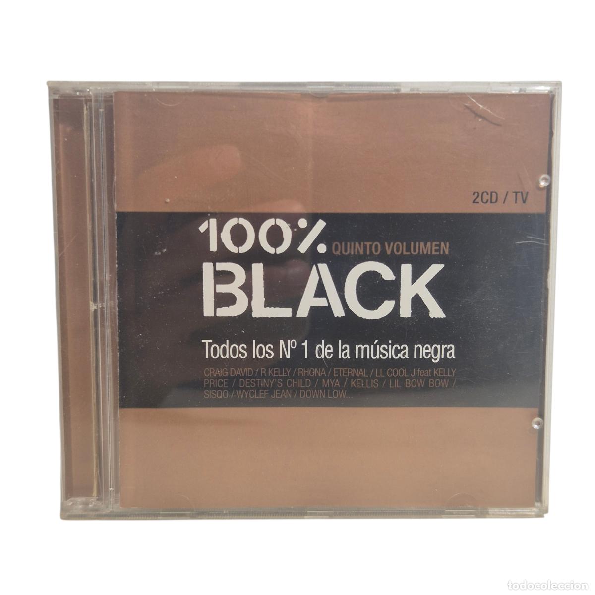 CDs de m&uacute;sica: 100% Black - Quinto volumen - 2 X CD - MXCD1194 - Foto 1