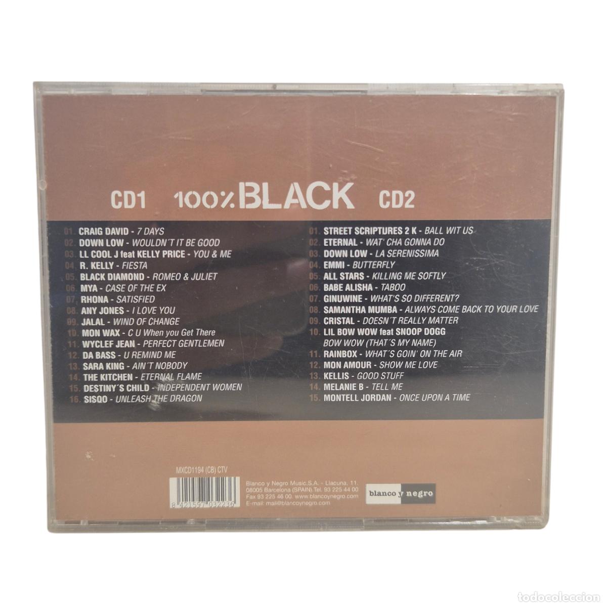 CDs de m&uacute;sica: 100% Black - Quinto volumen - 2 X CD - MXCD1194 - Foto 2