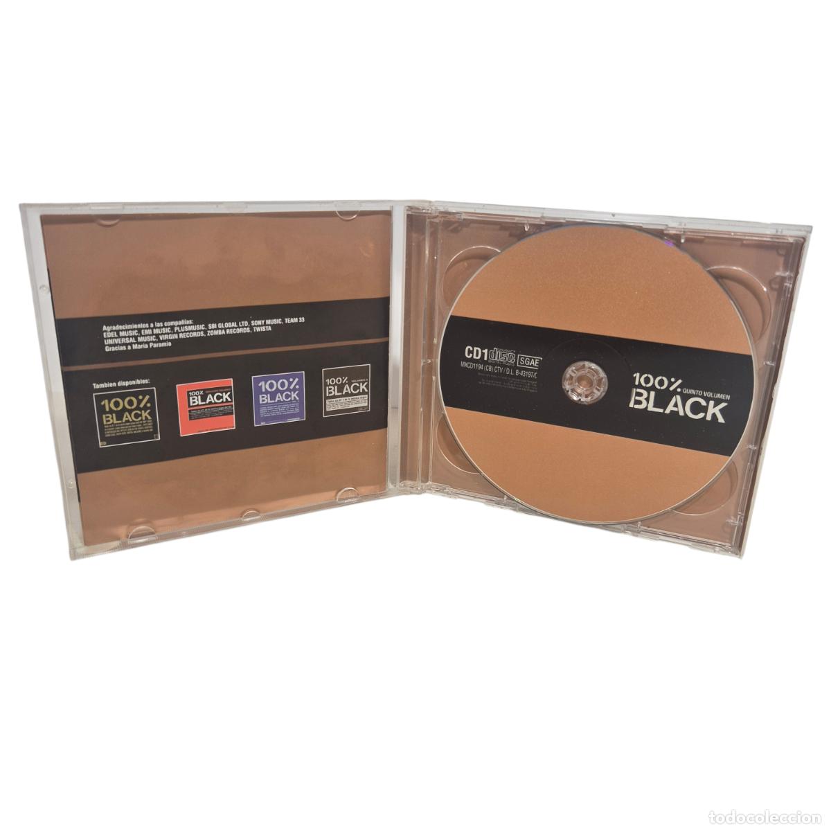 CDs de m&uacute;sica: 100% Black - Quinto volumen - 2 X CD - MXCD1194 - Foto 3