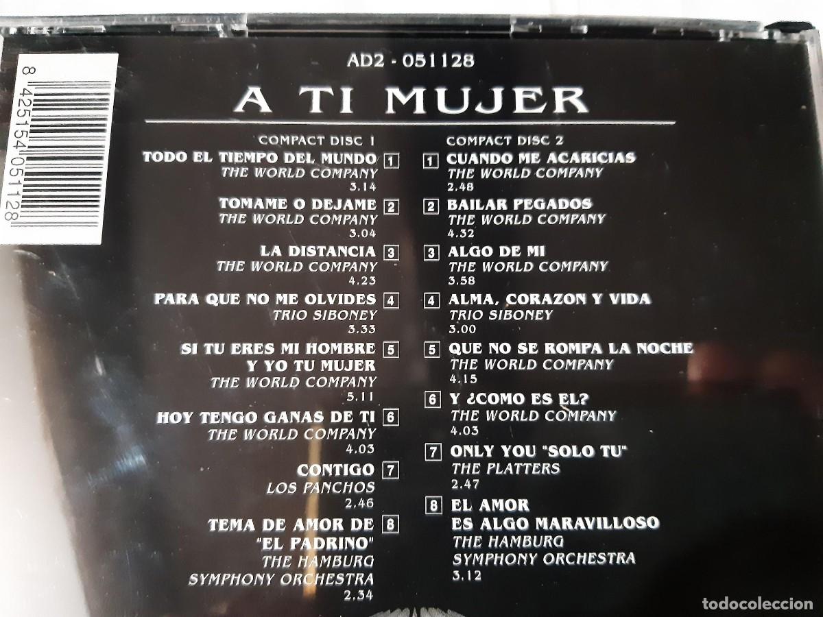 CDs de m&uacute;sica: A TI MUJER 2 CD 1996 - Foto 3