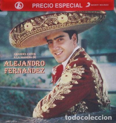CDs de Musique: Grandes &Eacute;xitos A La Manera De Alejandro Fern&aacute;ndez- 7509947089022