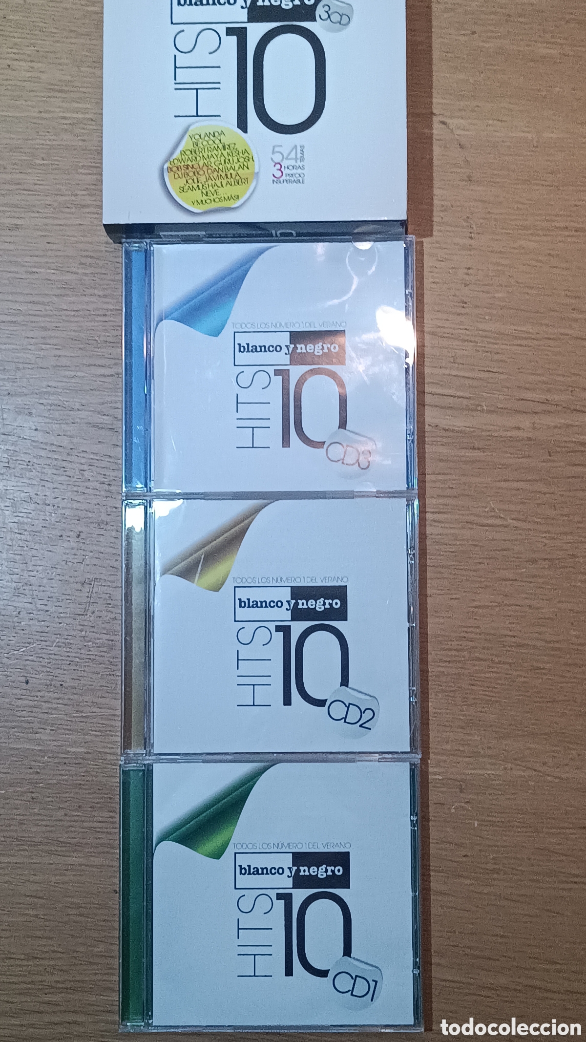 CDs de m&uacute;sica: Blanco Y Negro Hits 10 3 CDs - Foto 6