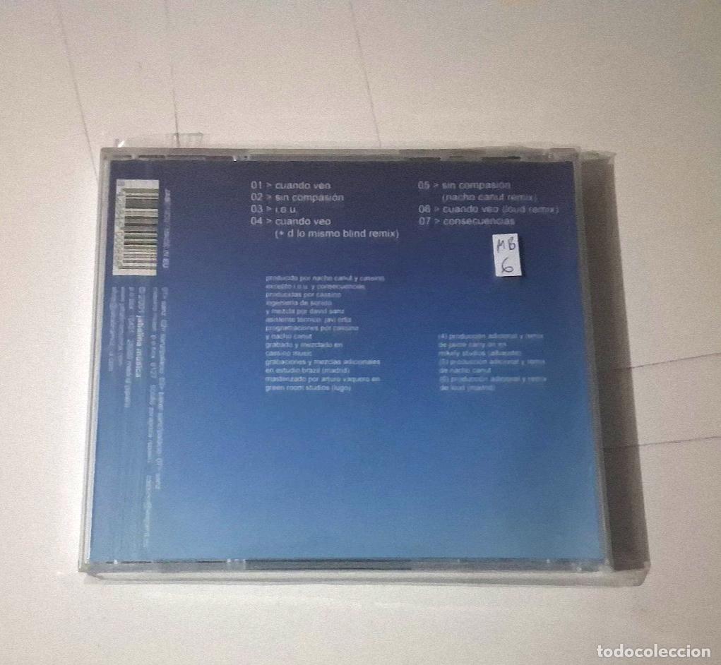 CDs de m&uacute;sica: CASSINO &rdquo;CUANDO VEO&rdquo; CD 7 TRACKS - Foto 2