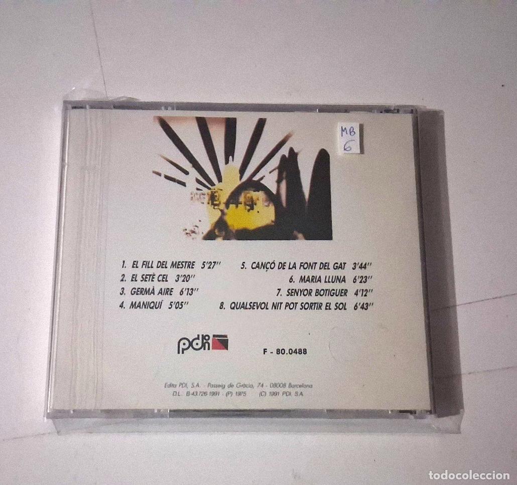 CDs de m&uacute;sica: SISA &rdquo;QUALSEVOL NIT POT SORTIR EL SOL&rdquo; CD 8 TRACKS - Foto 2