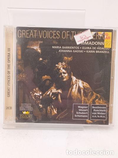 CDs de Musique: Great Voices of the Opera III: Barrientos, de Hidalgo, Gadski, Branzell- 4011222051370