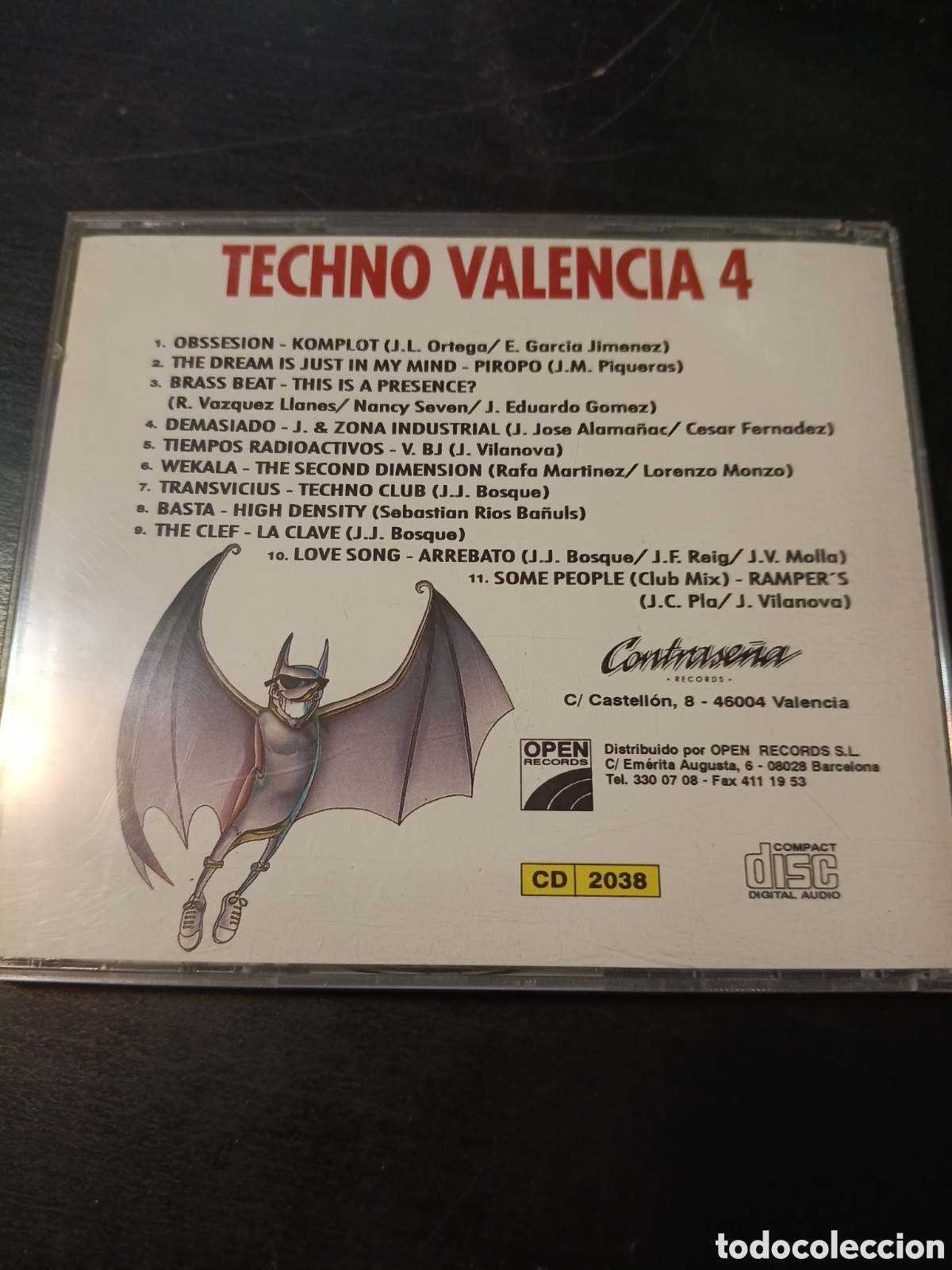 CDs de m&uacute;sica: Techno Valencia 4. Cd single compilation 1994 Espa&ntilde;a - Foto 5