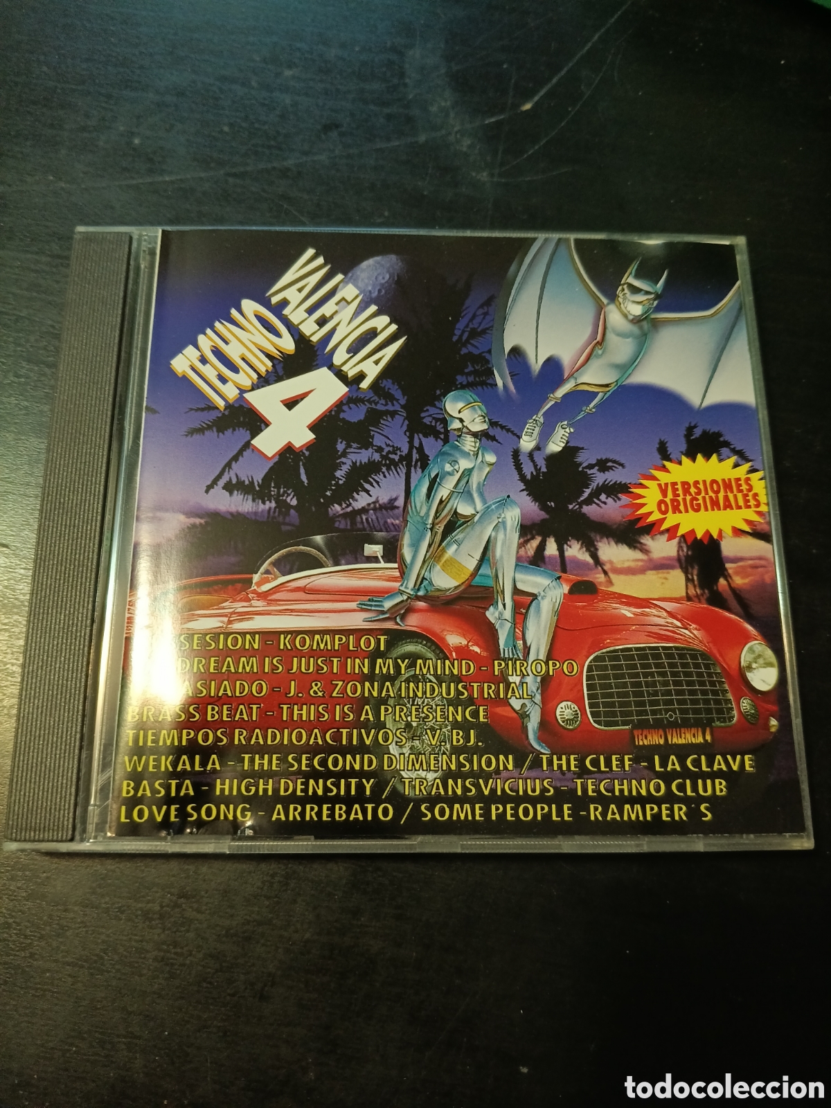 CDs de m&uacute;sica: Techno Valencia 4. Cd single compilation 1994 Espa&ntilde;a - Foto 1