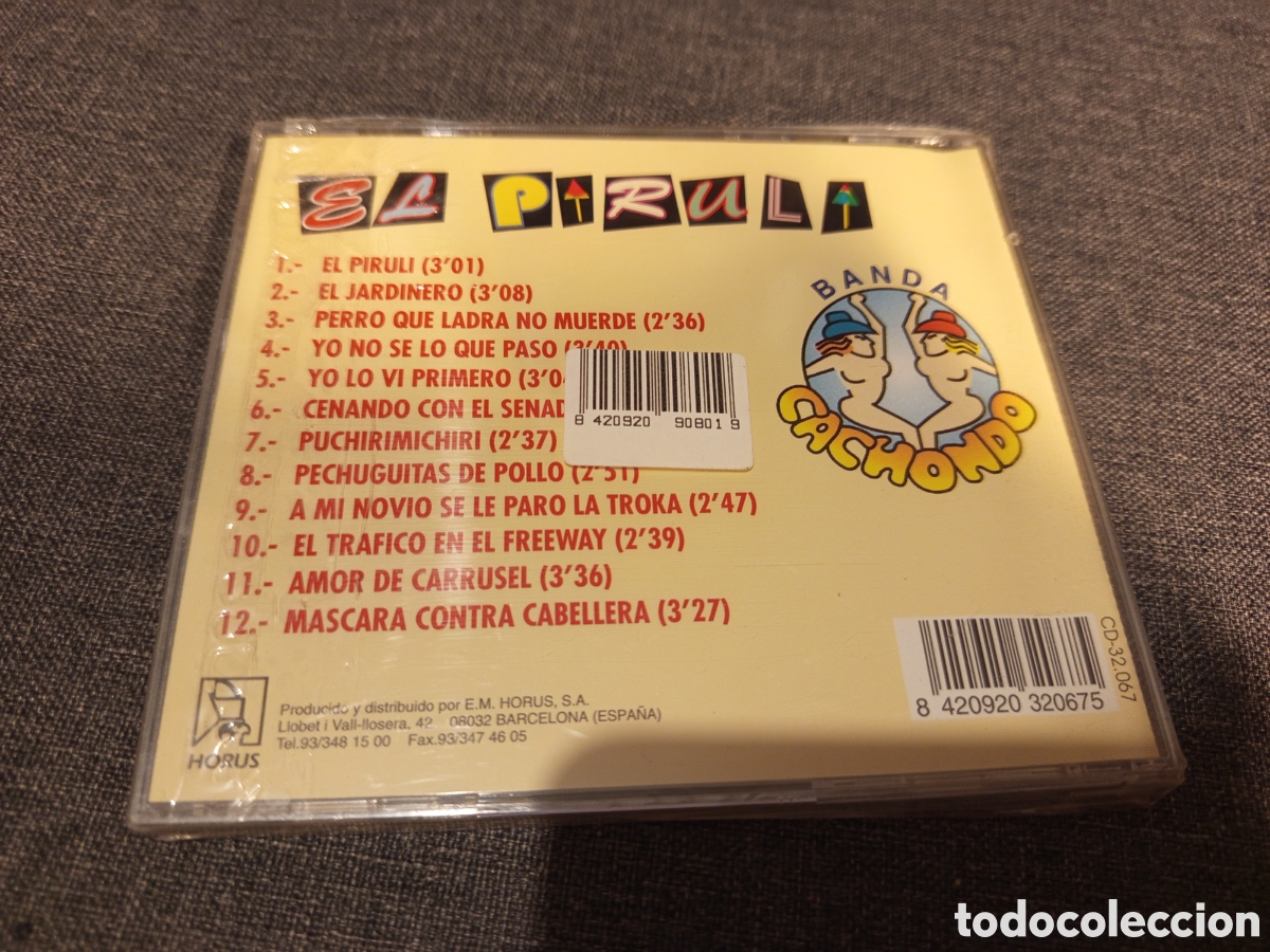 CDs de m&uacute;sica: BANDA CACHONDO. EL PIRULI (CD PRECINTADO) - Foto 2