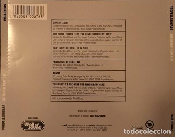 CDs de m&uacute;sica: Propellerheads - Extended Play EP (CD single: 6 temas) - Foto 2
