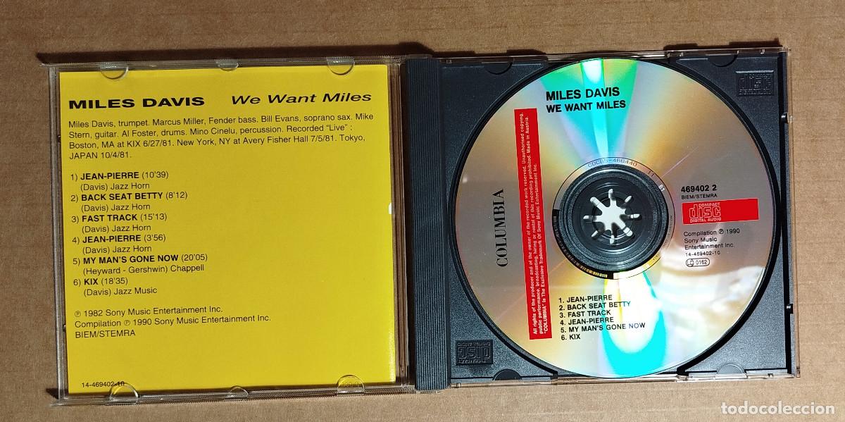 CDs de m&uacute;sica: MILES DAVIS - WE WANT MILES - 1982 - Foto 2