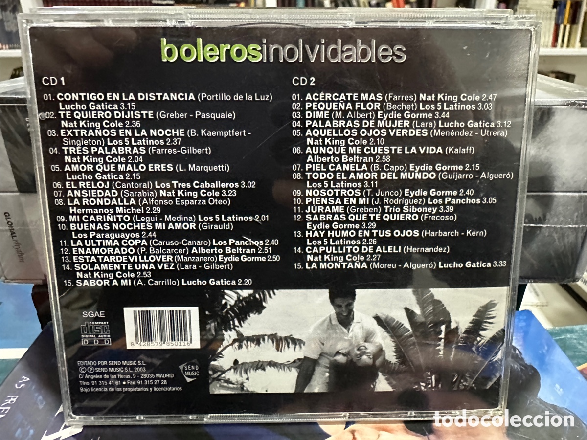 CDs de m&uacute;sica: Varios - Boleros Inolvidables (2xCD) - Foto 2