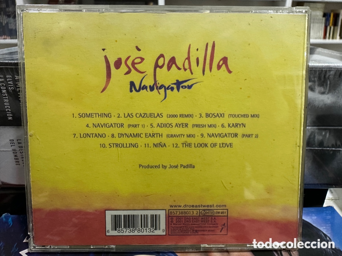 CDs de m&uacute;sica: Jos&eacute; Padilla - Navigator (CD) - Foto 2
