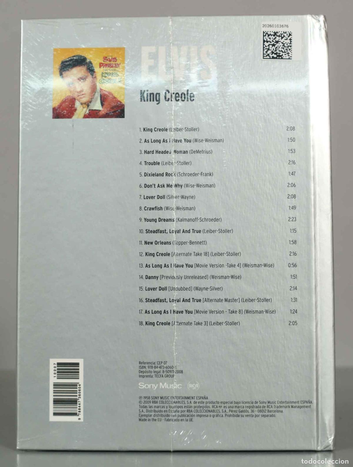 CDs de m&uacute;sica: CD. ELVIS - King Creole. PRECINTADO - Foto 2