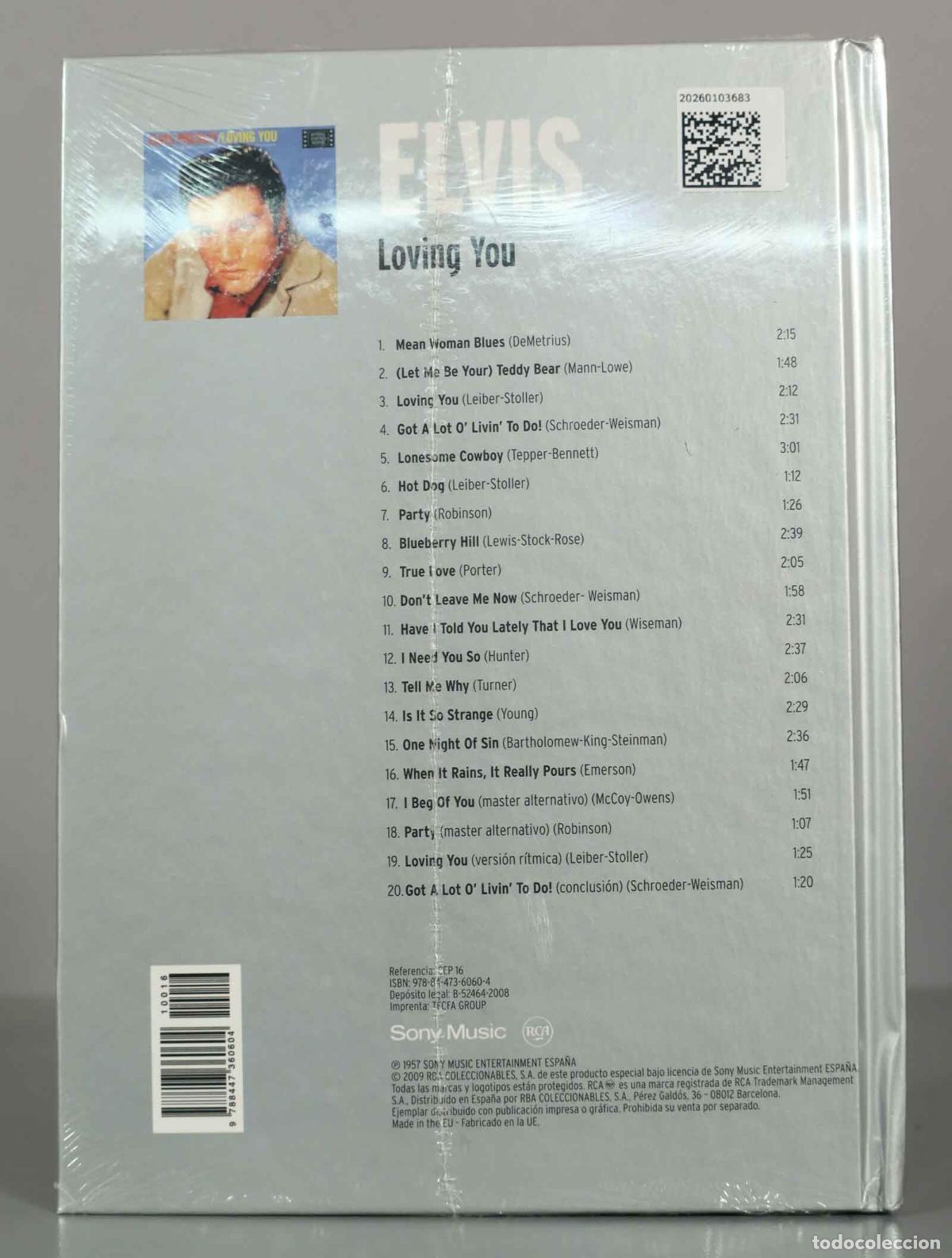 CDs de m&uacute;sica: CD. ELVIS - Loving You. PRECINTADO - Foto 2