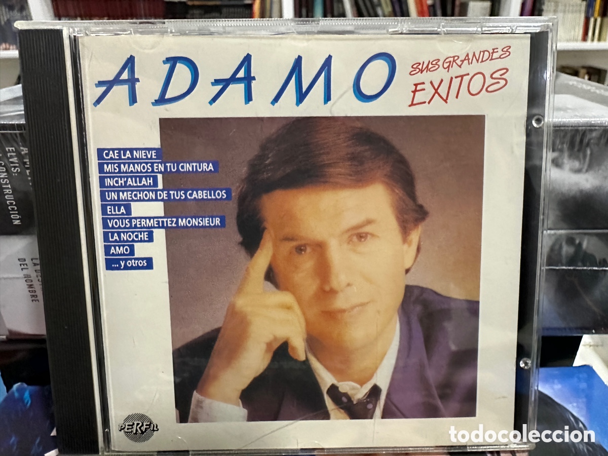 CDs de m&uacute;sica: Adamo - Sus Grandes Exitos (CD) - Foto 1