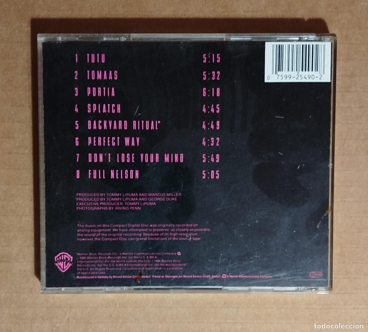 CDs de m&uacute;sica: MILES DAVIS - TUTU - 1986 - Foto 3