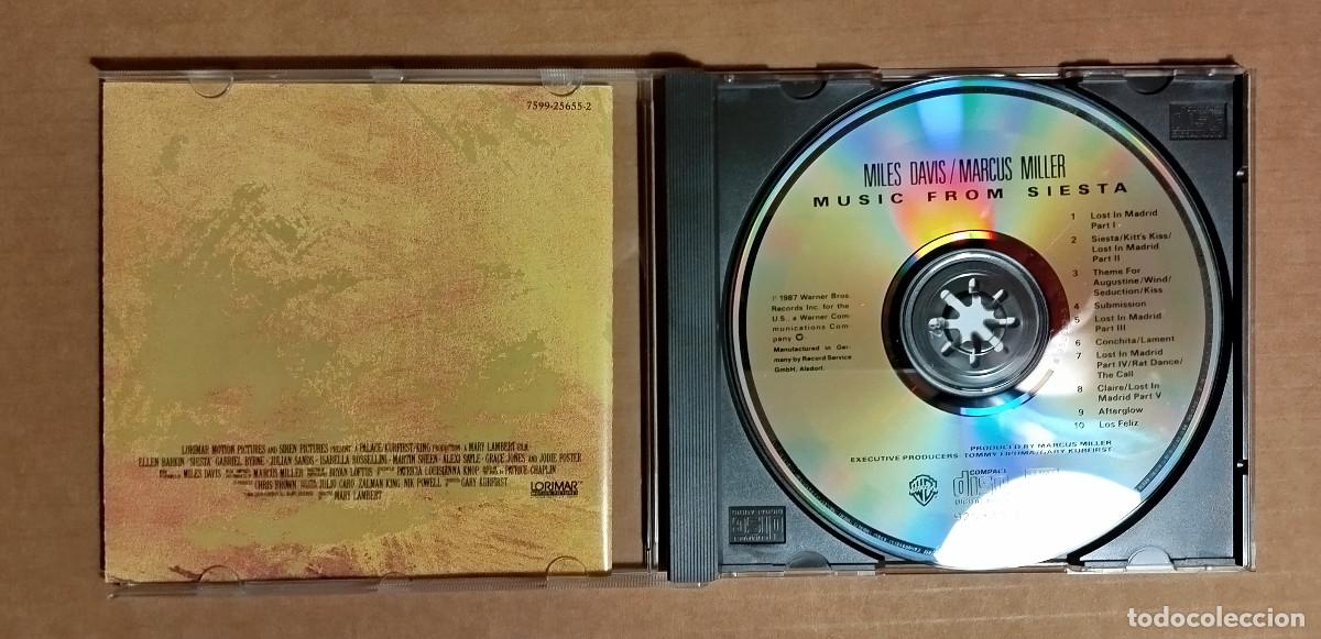 CDs de m&uacute;sica: MILES DAVIS & MARCUS MILLER - SIESTA - 1987 - Foto 2