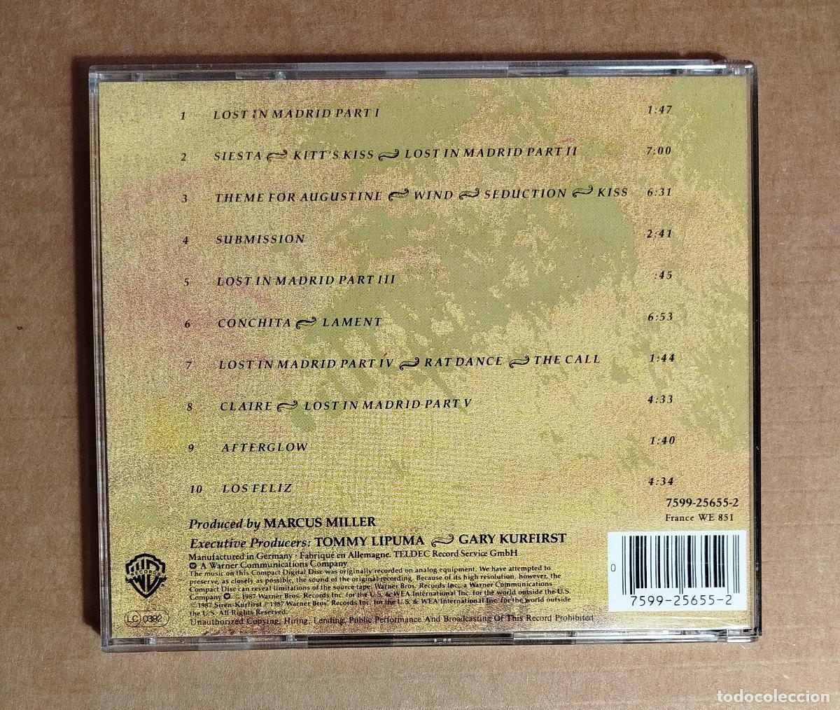 CDs de m&uacute;sica: MILES DAVIS & MARCUS MILLER - SIESTA - 1987 - Foto 3