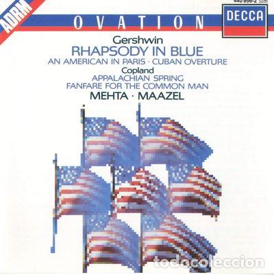 Music CDs: Gershwin / Rhapsody in Blue / An American in Paris / Cuban Overture / Copland...- 0028944095623