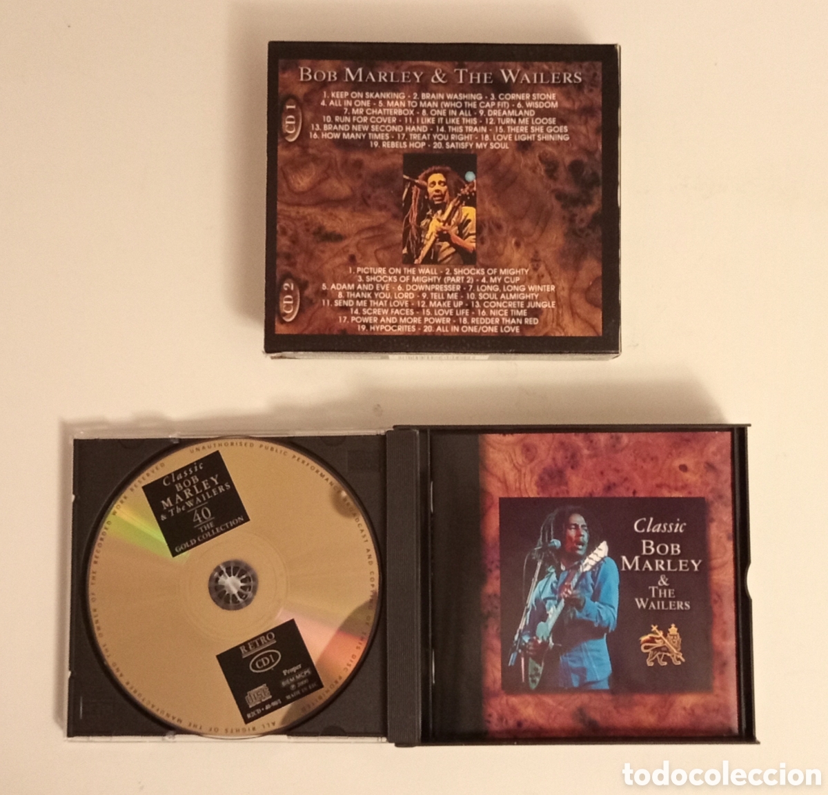 CDs de m&uacute;sica: BOB MARLEY & THE WAILERS 2 CD CLASSICS - Foto 5