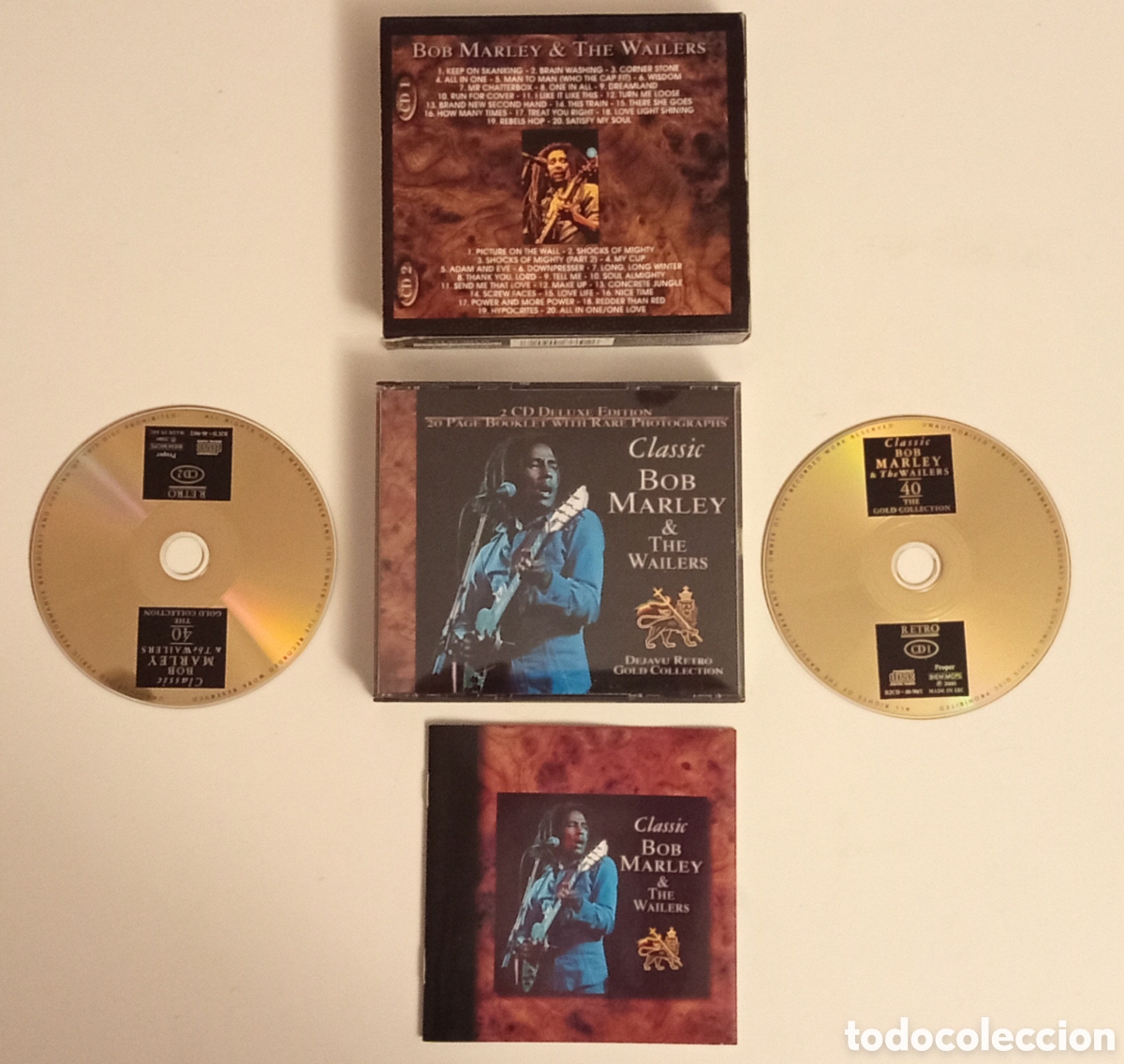 CDs de m&uacute;sica: BOB MARLEY & THE WAILERS 2 CD CLASSICS - Foto 7