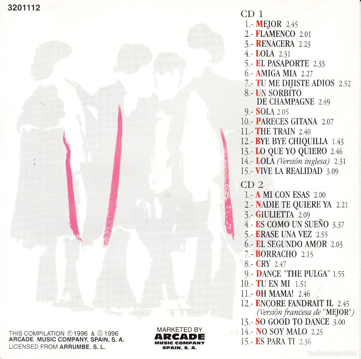 CDs de m&uacute;sica: LOS BRINCOS. 30 EXITOS DE ORO. 2 CD. - Foto 2