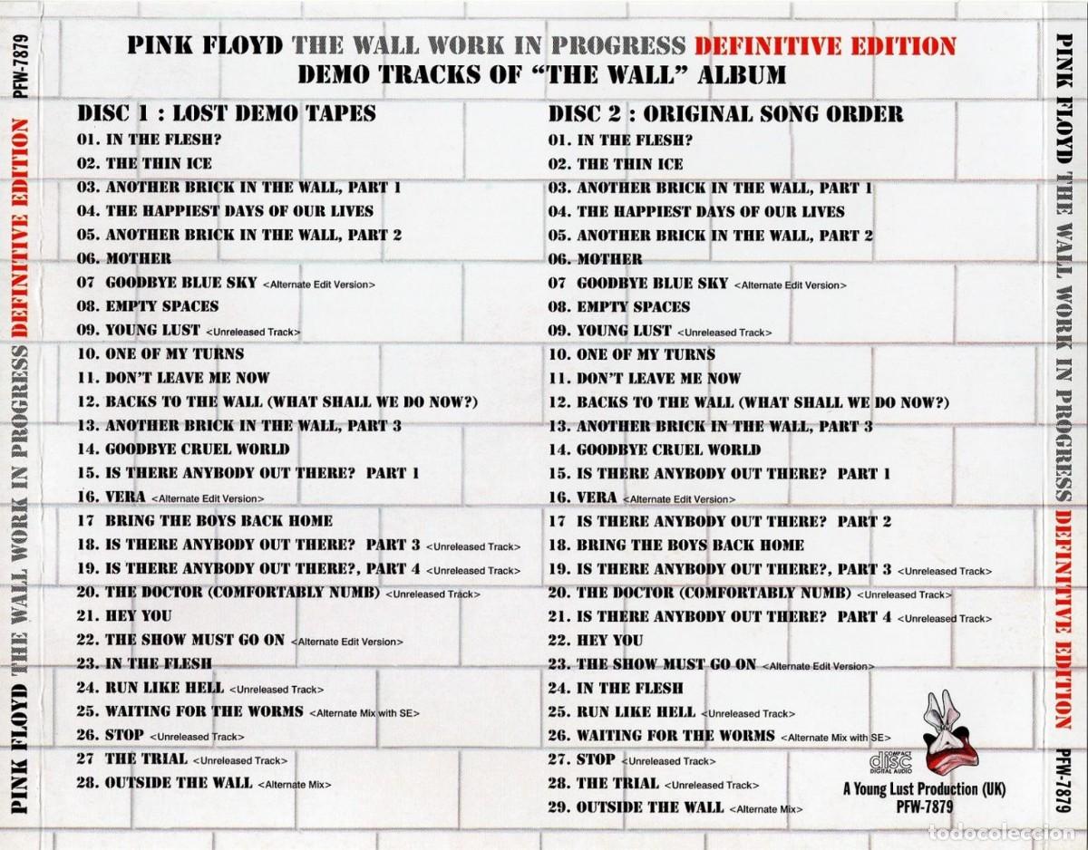 CDs de m&uacute;sica: PINK FLOYD. WORK IN PROGRESS. 2 CD. - Foto 2