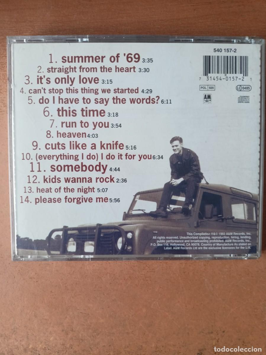 CDs de m&uacute;sica: Bryan Adams - So far so good CD - Foto 2