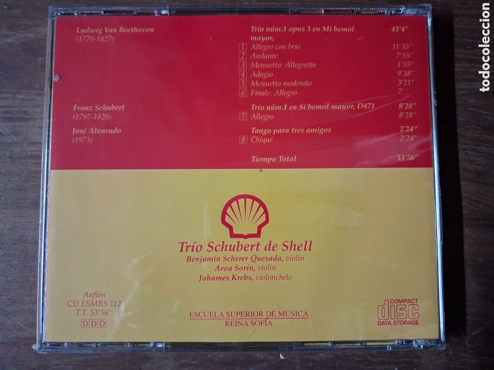 CDs de m&uacute;sica: CD TRIO SCHUBERT DE SHELL SIN DESPRECINTAR - Foto 2
