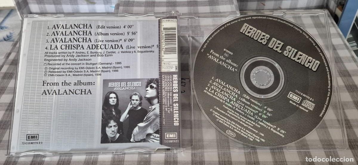 CDs de m&uacute;sica: CD PROMO - HEROES DEL SILENCIO - AVALANCHA - Foto 3