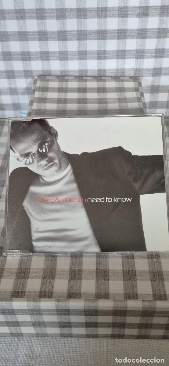 CDs de m&uacute;sica: CD PROMO - MARC ANTHONY - I NEED TO KNOW - Foto 1