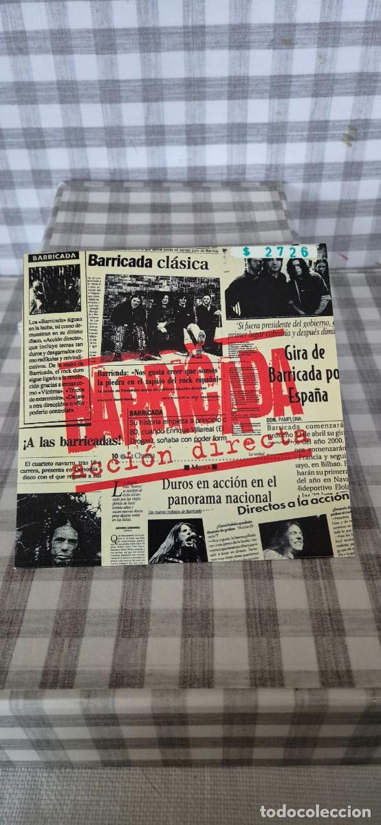 CDs de m&uacute;sica: CD PROMO - BARRICADA - ACCION DIRECTA - Foto 1