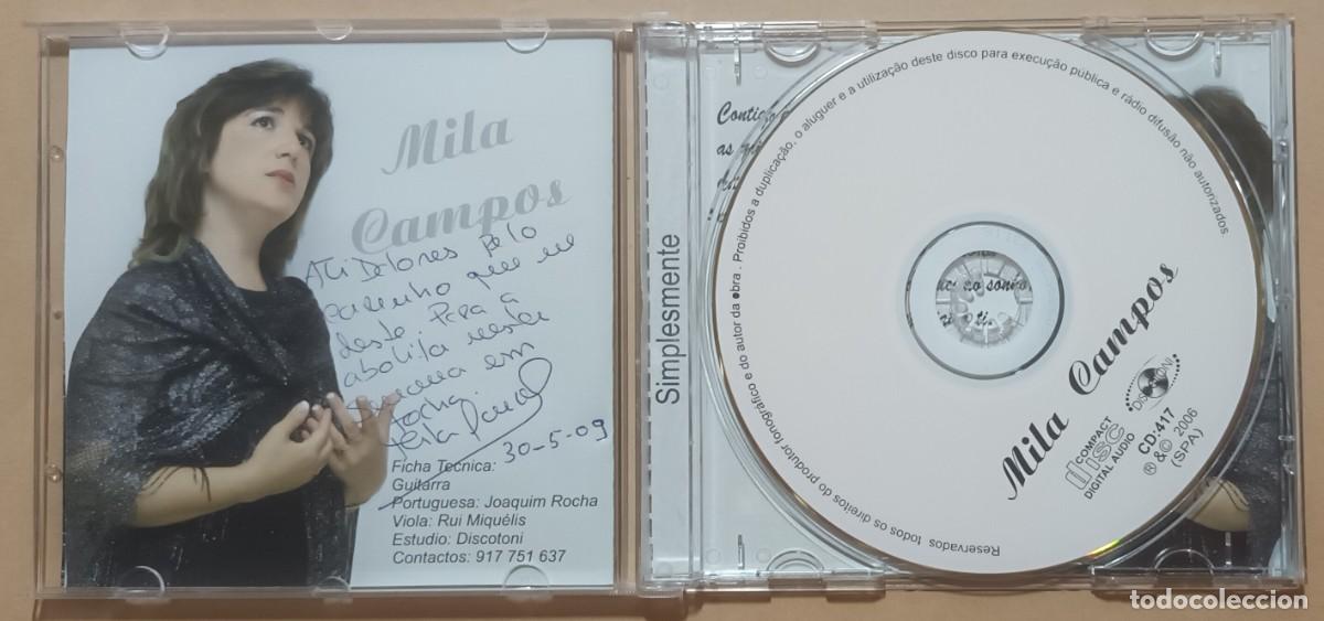 CDs de m&uacute;sica: CD - MILA CAMPOS - SIMPLEMENTE *** DEDICADO - Foto 2