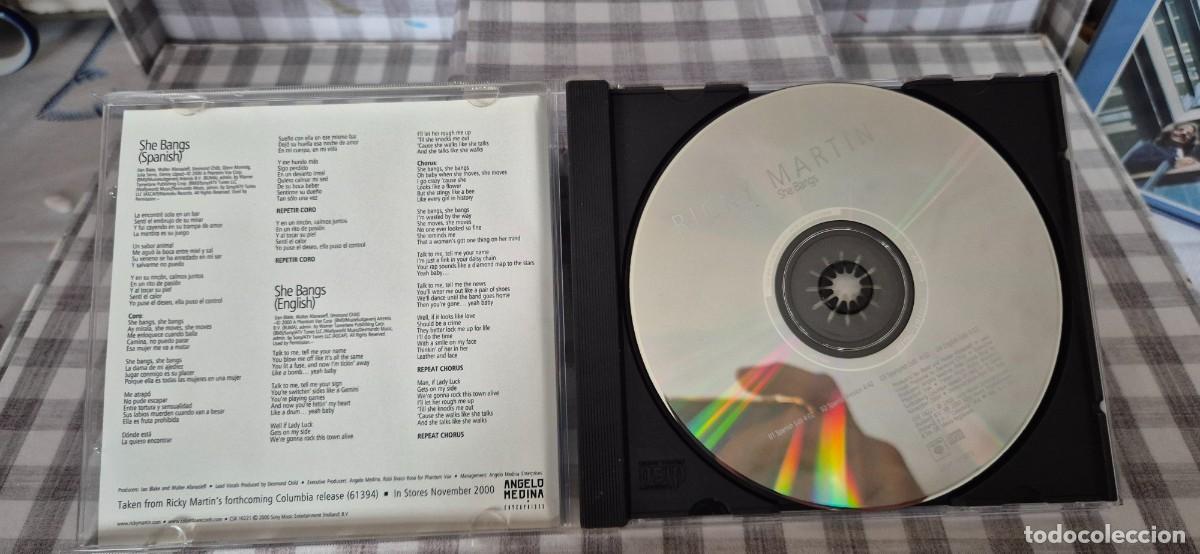 CDs de m&uacute;sica: CD PROMO - RICKY MARTIN - SHE BANGS - Foto 3