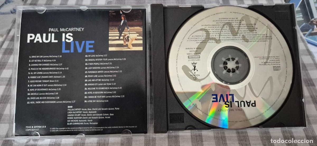 CDs de m&uacute;sica: CD PAUL MCCARTNEY - PAUL IS LIVE - Foto 4