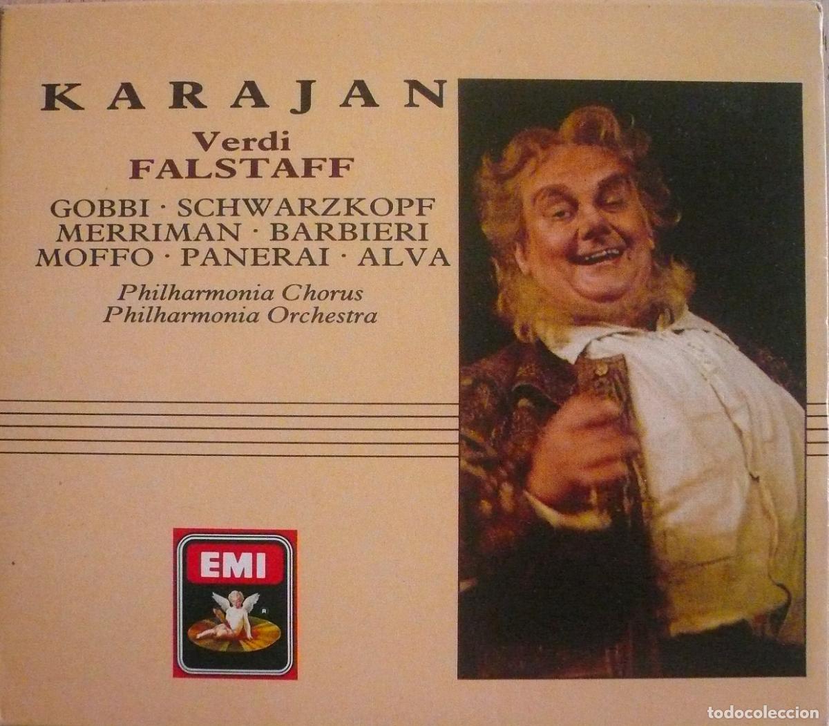 CDs de m&uacute;sica: VERDI / FATSTAFF / DIR: KARAJAN - Foto 1