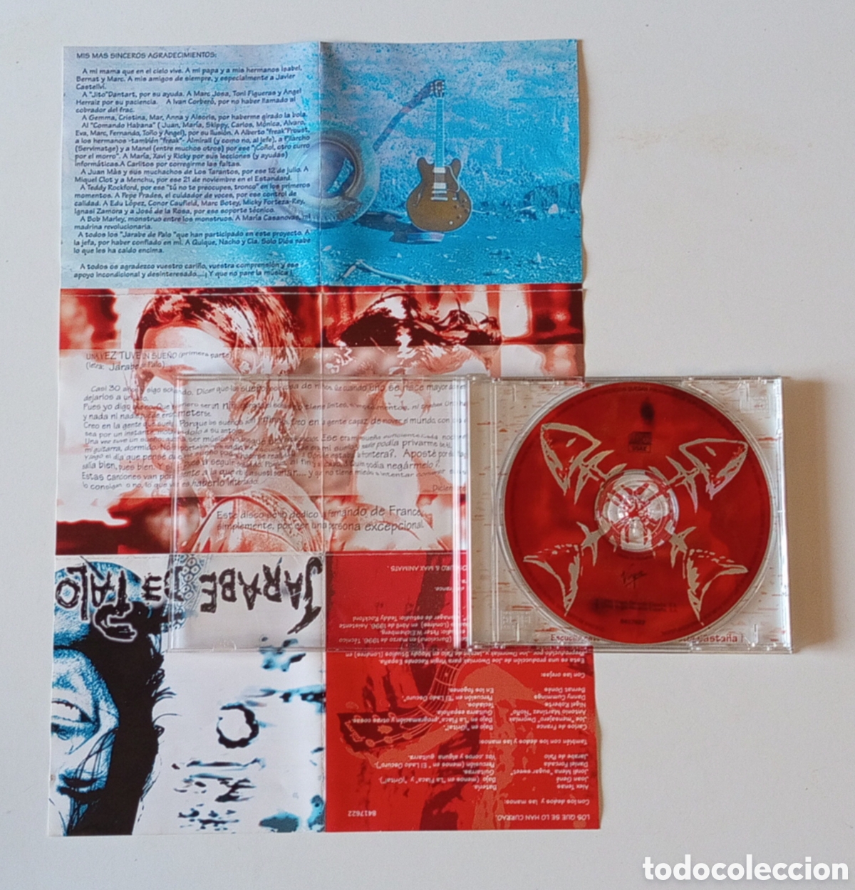 CDs de m&uacute;sica: CD JARABE DE PALO. La flaca (ac&uacute;stico) 1996 - Foto 4